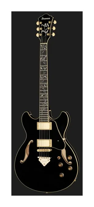 Ibanez AS93SP-BK, korpus i lakier z bliska