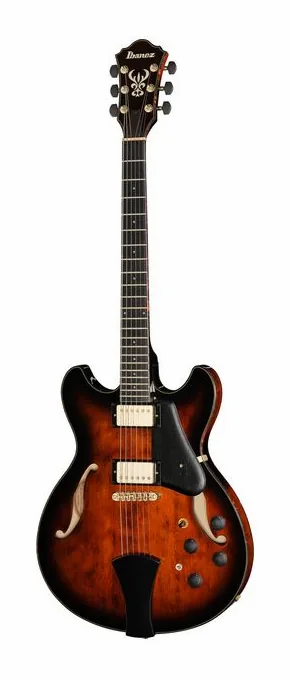 Ibanez ASH300-TBC ujęta od przodu na neutralnym tle