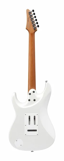 Ibanez AZ2204-PW Prestige, główka z kluczami i logo