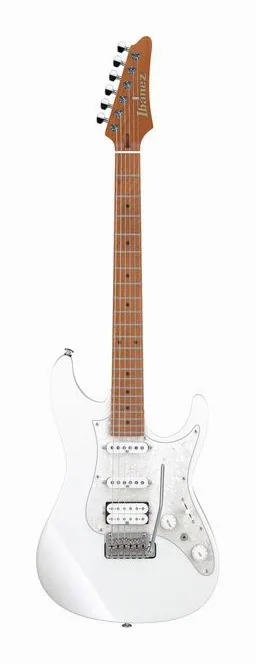 Ibanez AZ2204-PW Prestige ujęta od przodu na neutralnym tle