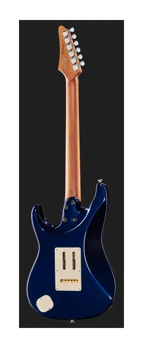 Ibanez AZ2204NW-DTB, główka z kluczami i logo