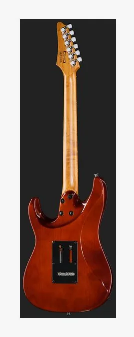 Ibanez AZ22S1F-VLS, główka z kluczami i logo