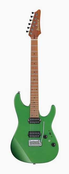 Ibanez AZ2402-AGM Prestige ujęta od przodu na neutralnym tle