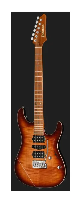 Ibanez AZ2407F-BSR, prog zerowy i pierwsze pozycje na gryfie