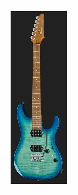 Ibanez AZ24S1F-TXB, korpus i lakier z bliska