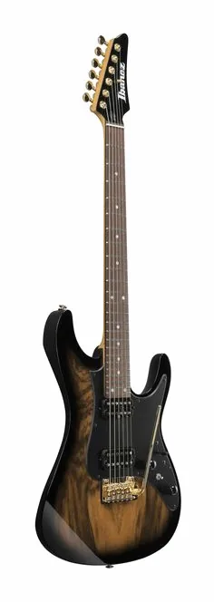 Ibanez AZ41P1EW-NGT, główka z kluczami i logo