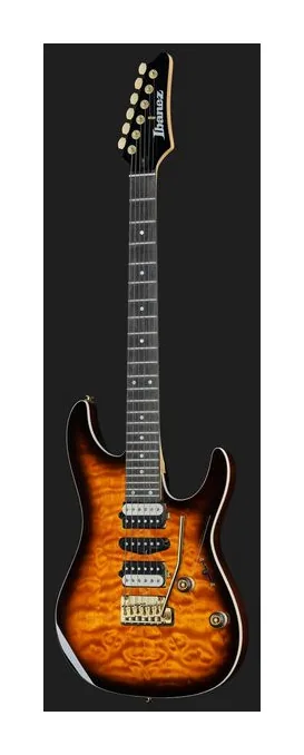 Ibanez AZ47P1QM-DEB, korpus i lakier z bliska