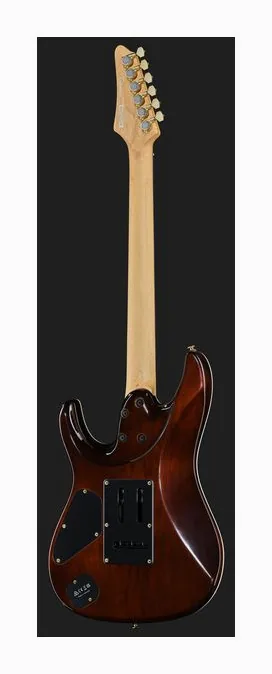Ibanez AZ47P1QM-DEB, linie korpusu z góry