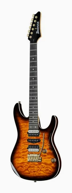 Ibanez AZ47P1QM-DEB widziana od przodu