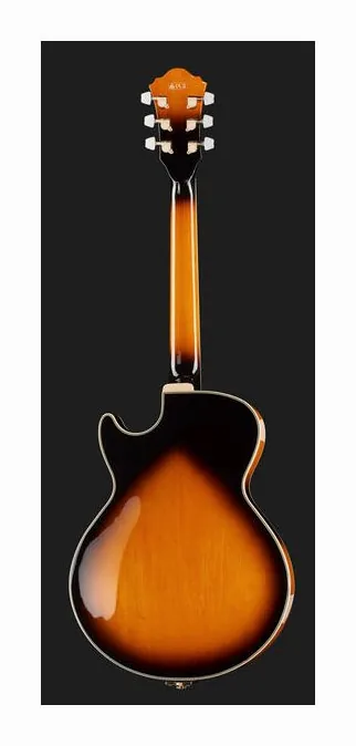 Ibanez GB10SE-BS George Benson, korpus i lakier z bliska