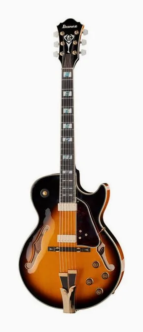 Ibanez GB10SE-BS George Benson sfotografowana frontalnie