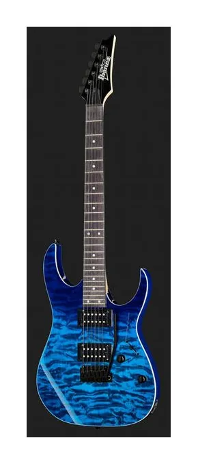 Ibanez GRG120QASP-BGD, linie korpusu z góry
