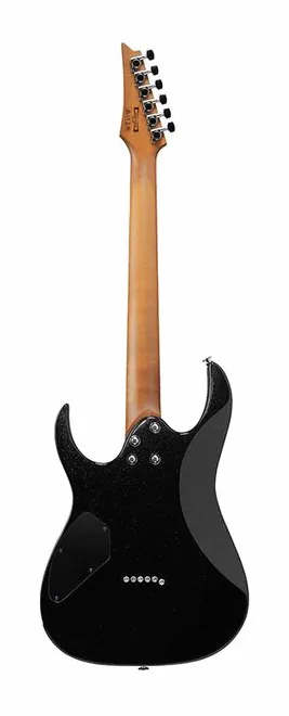 Ibanez GRG121SP-BKN, główka z kluczami i logo