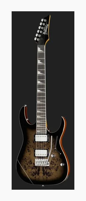 Ibanez GRG220PA1-BKB, linie korpusu z góry