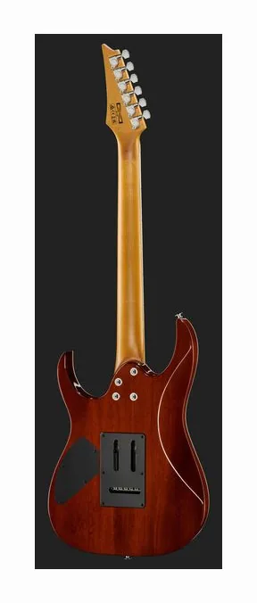 Ibanez GRG220PA1-BKB, korpus i lakier z bliska