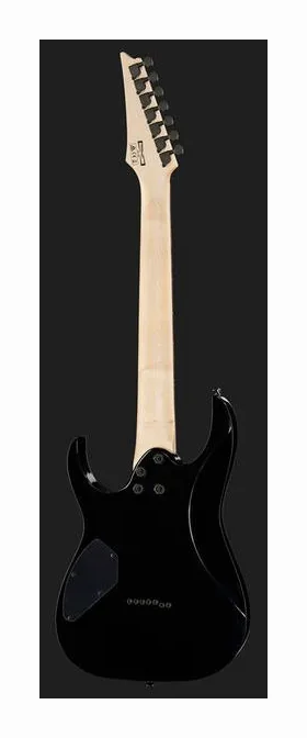 Ibanez GRG7221QA-TKS, główka z kluczami i logo