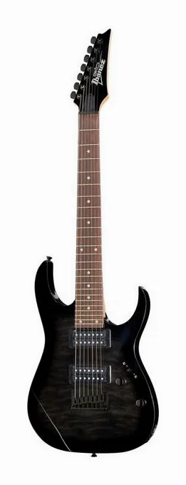 Ibanez GRG7221QA-TKS z bliska od przodu