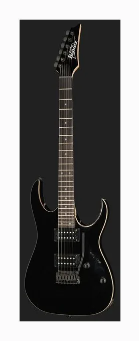 Ibanez GRGA120-BKN, główka z kluczami i logo