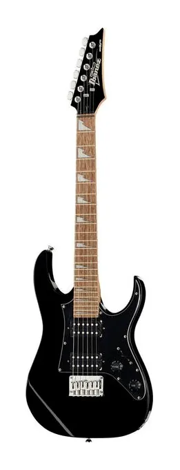 Ibanez GRGM21-BKN E-Guitar Mic z bliska od przodu