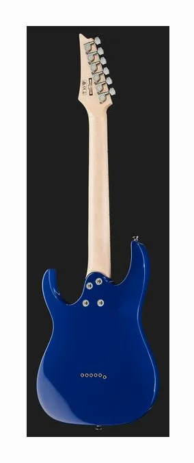 Ibanez GRGM21M-BLT, główka z kluczami i logo