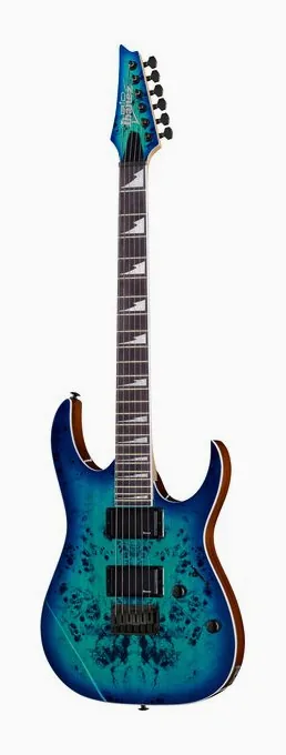 Ibanez GRGR221PA-AQB sfotografowana frontalnie