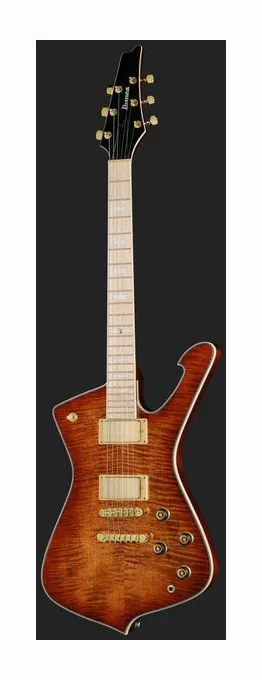 Ibanez IC420MFM-CML, główka z kluczami i logo