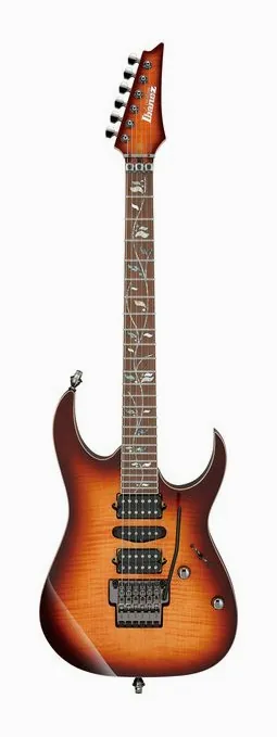 Ibanez j.custom RG8570-BSR sfotografowana frontalnie
