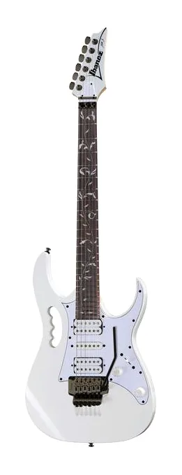 Ibanez JEMJR-WH sfotografowana frontalnie