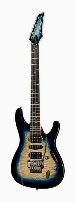 Ibanez JIVAJR-DSE ujęta od przodu na neutralnym tle