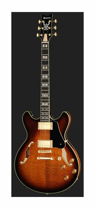 Ibanez JSM100-VT John Scofield, główka z kluczami i logo