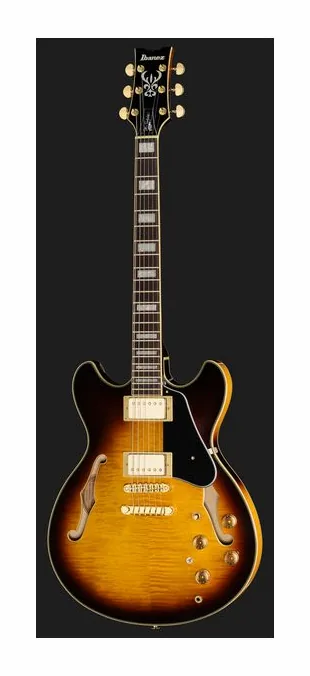 Ibanez JSM10EM-TTB John Scofield, linie korpusu z góry