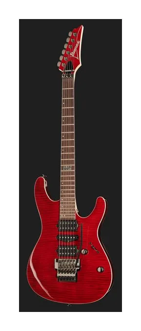 Ibanez KIKO100-TRR, korpus i lakier z bliska