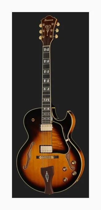Ibanez LGB30-VYS, linie korpusu z góry