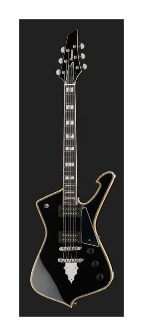 Ibanez PS120-BK, korpus i lakier z bliska