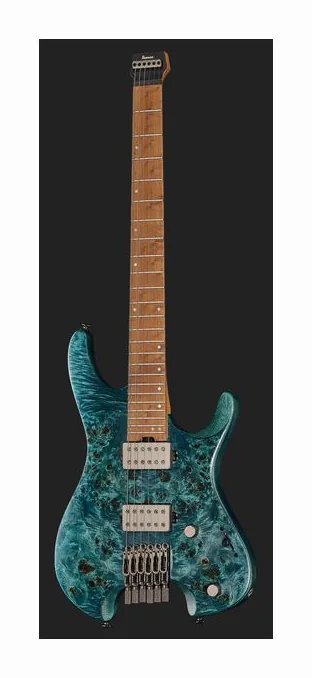 Ibanez Q52PB-COL, główka z kluczami i logo