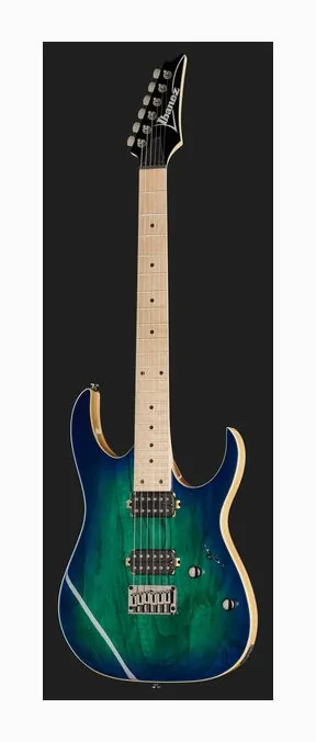 Ibanez RG421AHM-BMT, główka z kluczami i logo