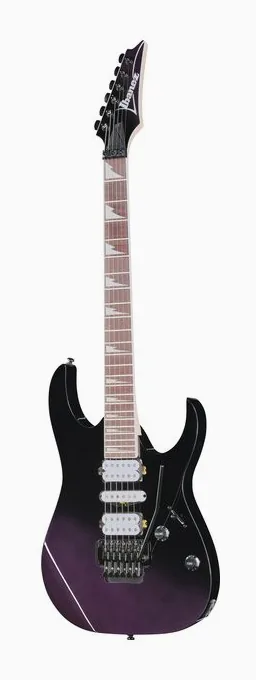 Ibanez RG470DX-TMN ujęta od przodu na neutralnym tle
