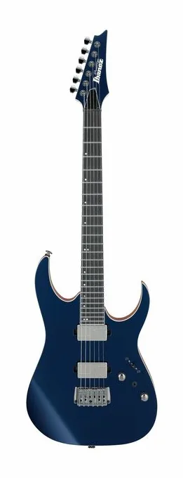 Ibanez RG5121R-DBF ujęta od przodu na neutralnym tle