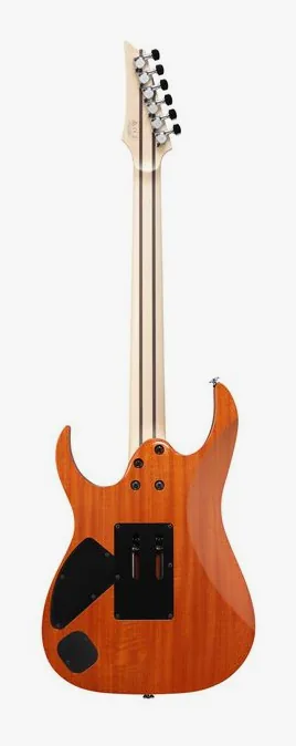 Ibanez RG5320RC-DFM, główka z kluczami i logo
