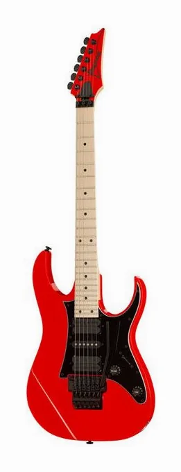 Ibanez RG550-RF ujęta od przodu na neutralnym tle
