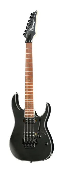 Ibanez RG7420EX-BKF ujęta od przodu na neutralnym tle