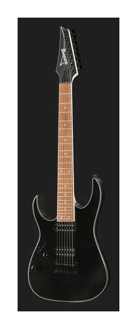 Ibanez RG7421EXL-BKF, główka z kluczami i logo