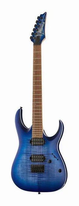 Ibanez RGA42FM-BLF z bliska od przodu