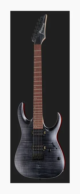 Ibanez RGA42FM-TGF, główka z kluczami i logo