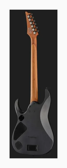 Ibanez RGD61-BAM, główka z kluczami i logo