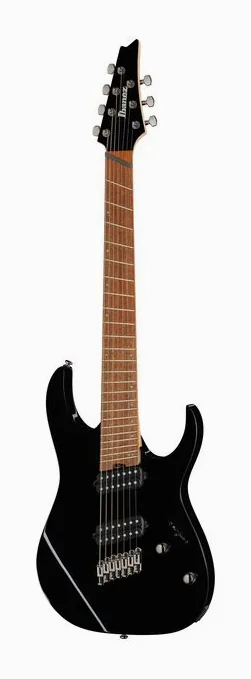 Ibanez RGMS7-BK Multiscale z bliska od przodu