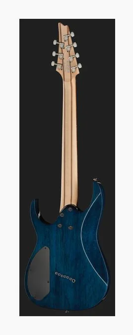 Ibanez RGMS7PB-CBS, gryf i podstrunnica z boku