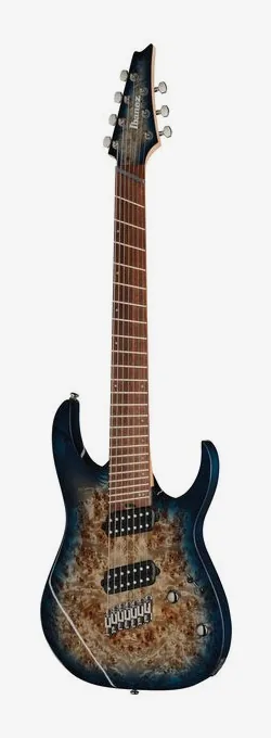 Ibanez RGMS7PB-CBS widziana od przodu