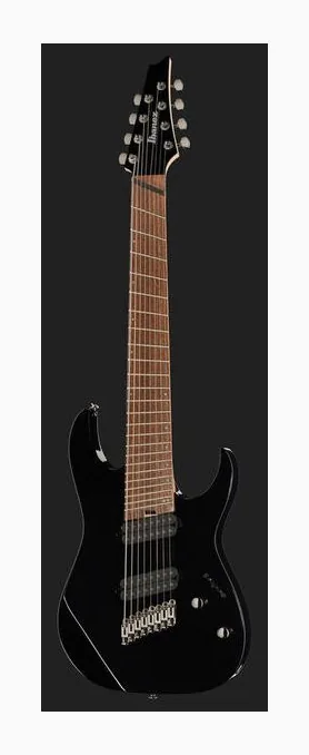 Ibanez RGMS8-BK Multiscale, linie korpusu z góry