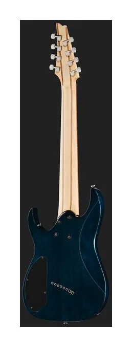 Ibanez RGMS8PB-CBS, linie korpusu z góry